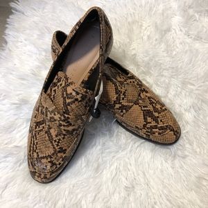 Snakeskin Loafers